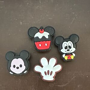 Disney Mickey Mouse Shoe Accessories - Black, Red, White
